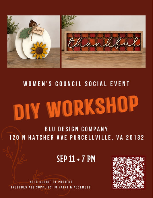 Women’s Council DIY Sign Workshop - PRIVATE EVENT
