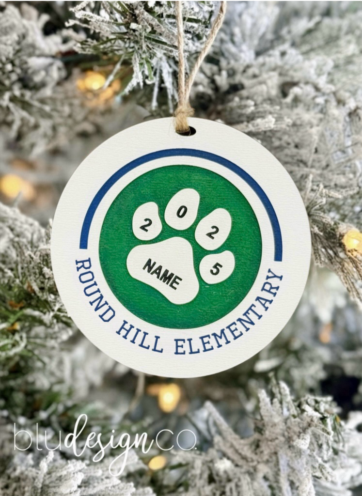 2025 Round Hill Elementary School PTO Ornament Fundraiser