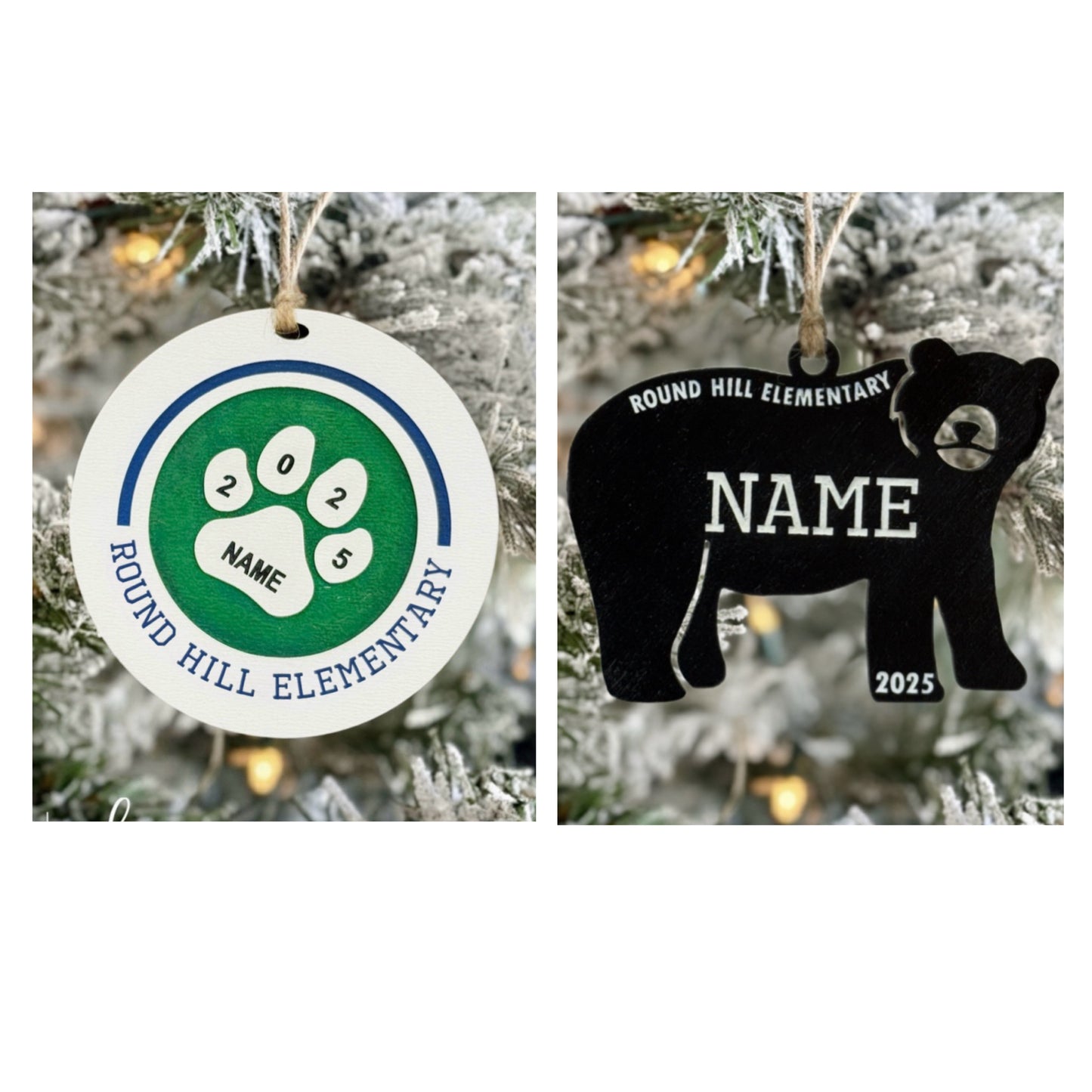 2025 Round Hill Elementary School PTO Ornament Fundraiser