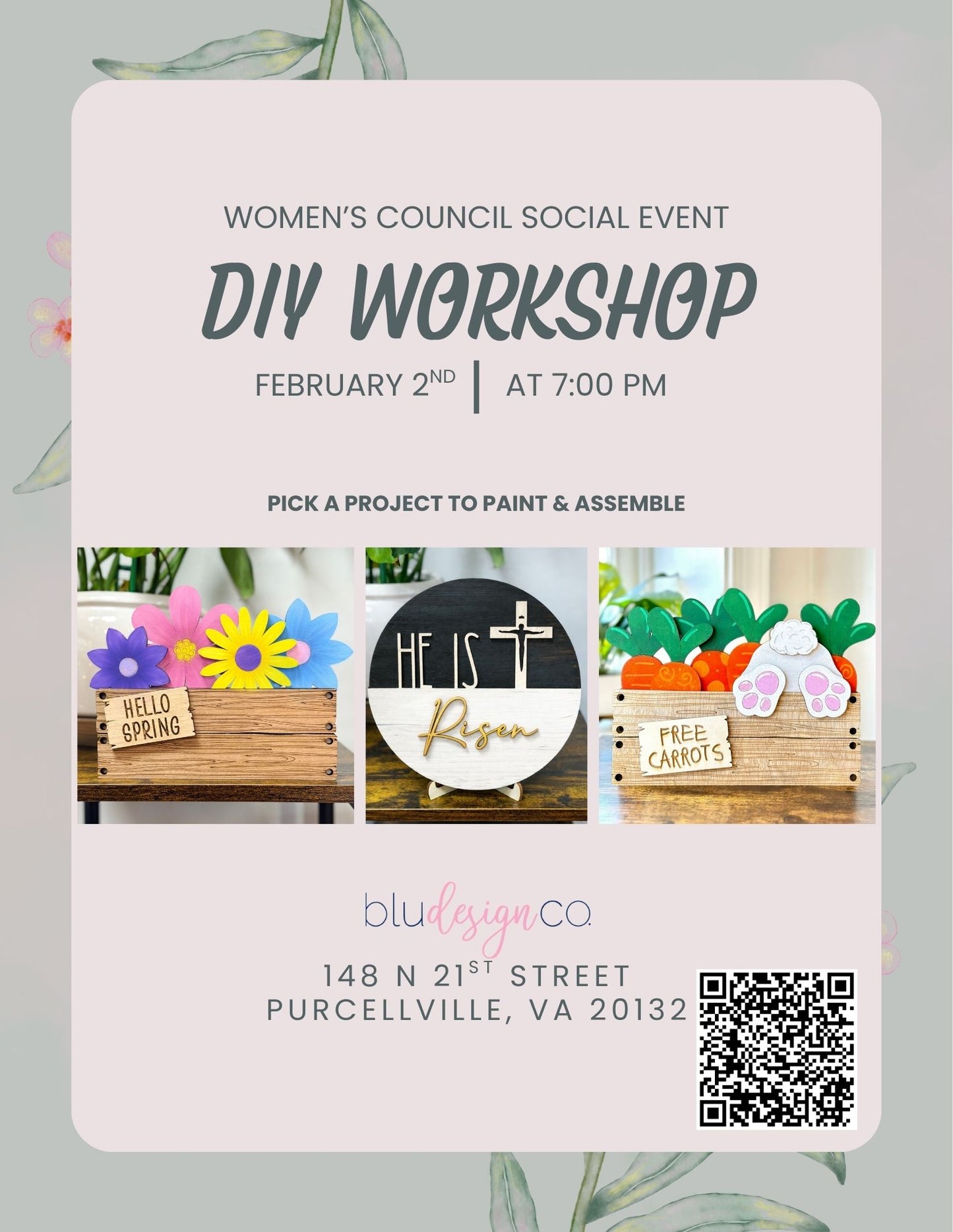 Women’s Council DIY Sign Workshop - PRIVATE EVENT