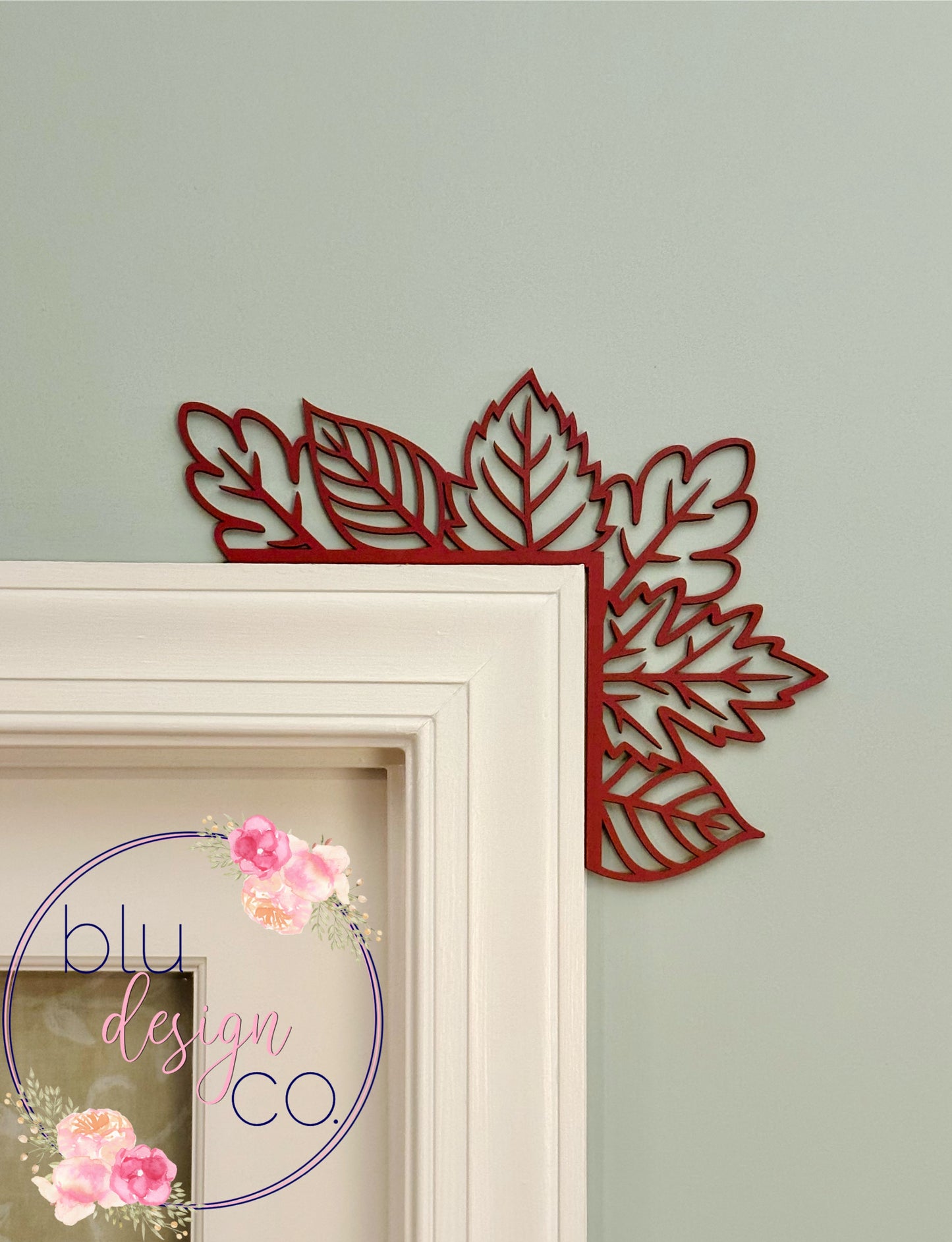 Leaf Door Corner Decor