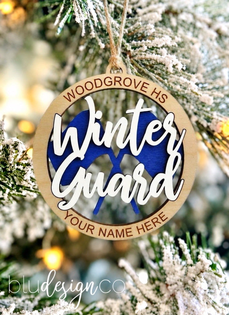 2026 Woodgrove HS Ornaments - Winter Guard Fundraiser