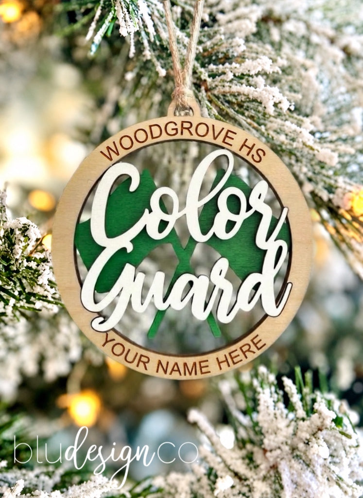 2026 Woodgrove HS Ornaments - Winter Guard Fundraiser