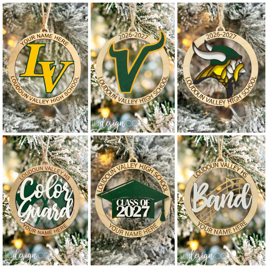 2026 Loudoun Valley HS Ornaments - Band Fundraiser