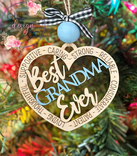 Best Grandma Ever Ornament