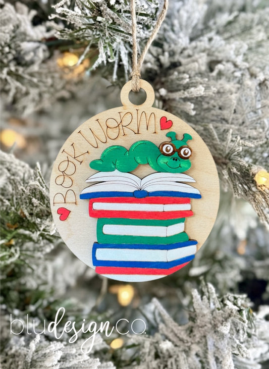Bookworm Ornament