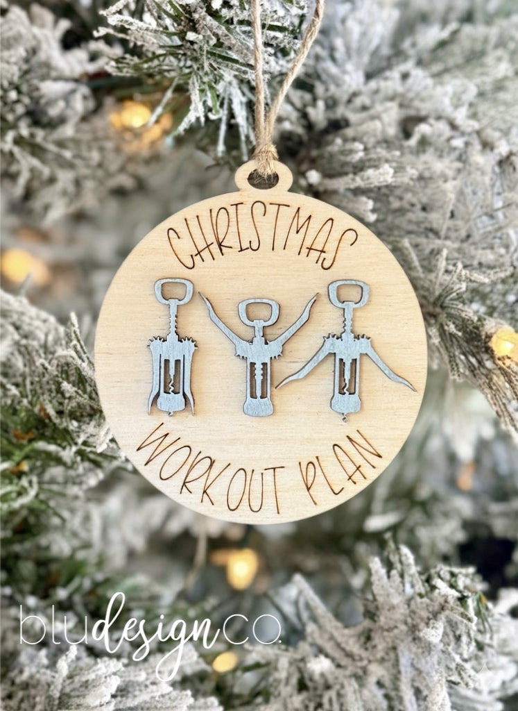 Christmas Workout Ornament