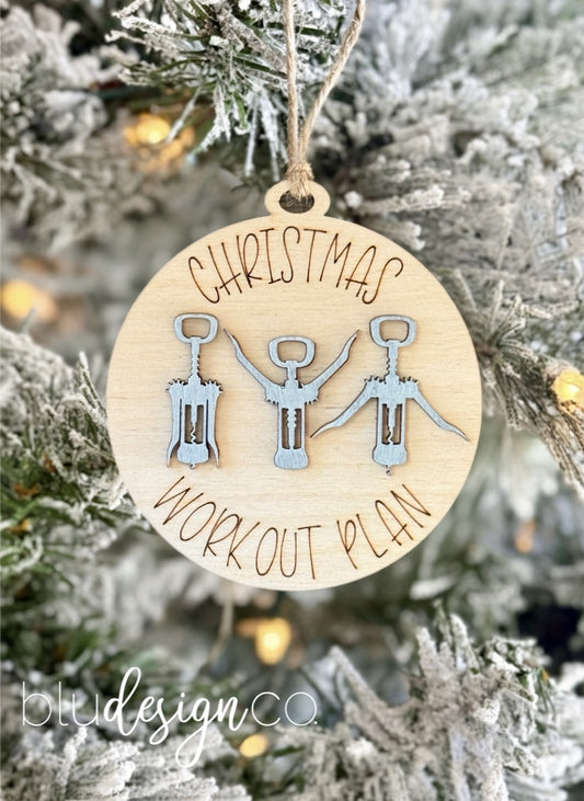 Christmas Workout Ornament