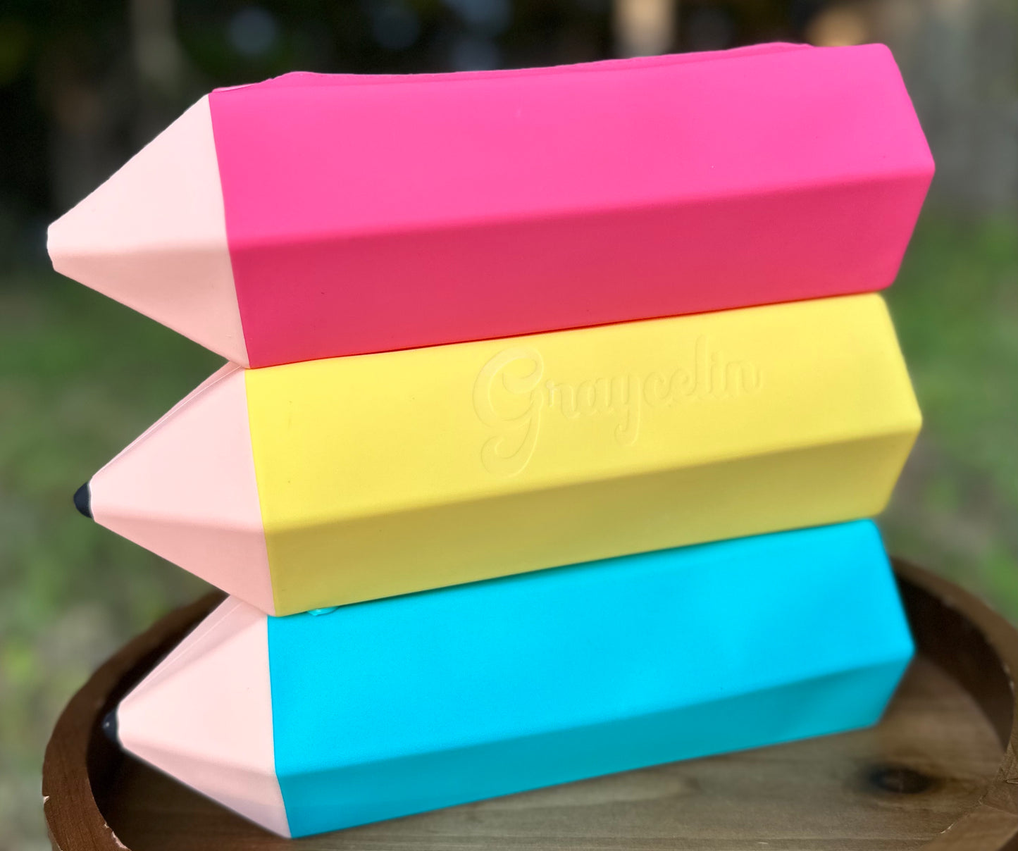 Personalized Silicone Pencil Pouch