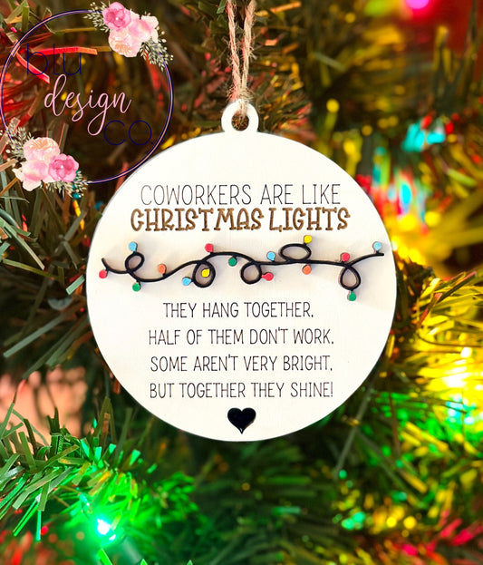 Funny Coworkers Ornament