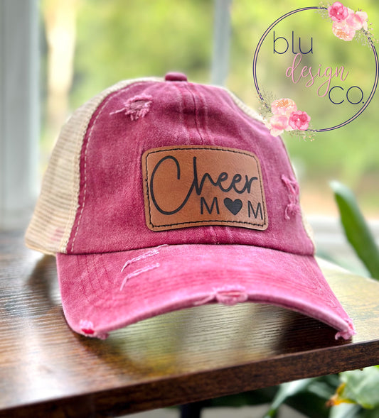 Cheer Mom Ponytail Hat