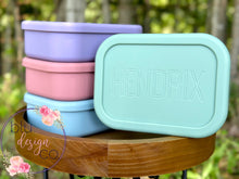 Load image into Gallery viewer, Personalized Silicone Bento Box