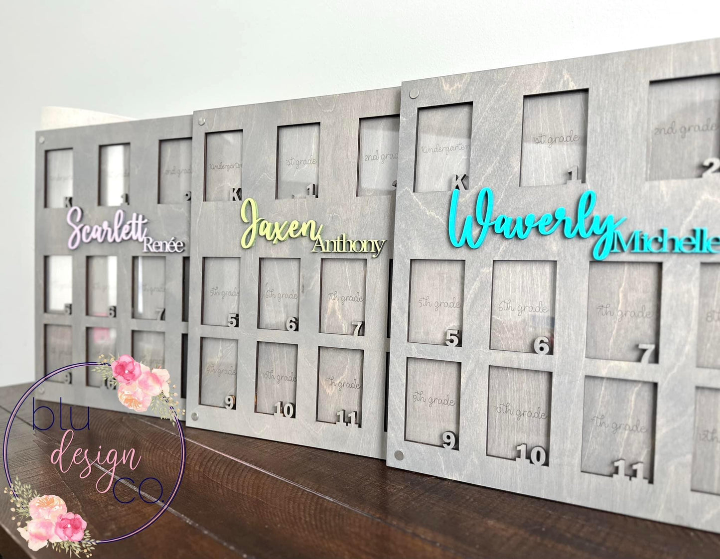 LARGE Personalized School Years Photo Frame