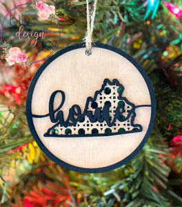 Rattan State Ornament - all 50 states available!