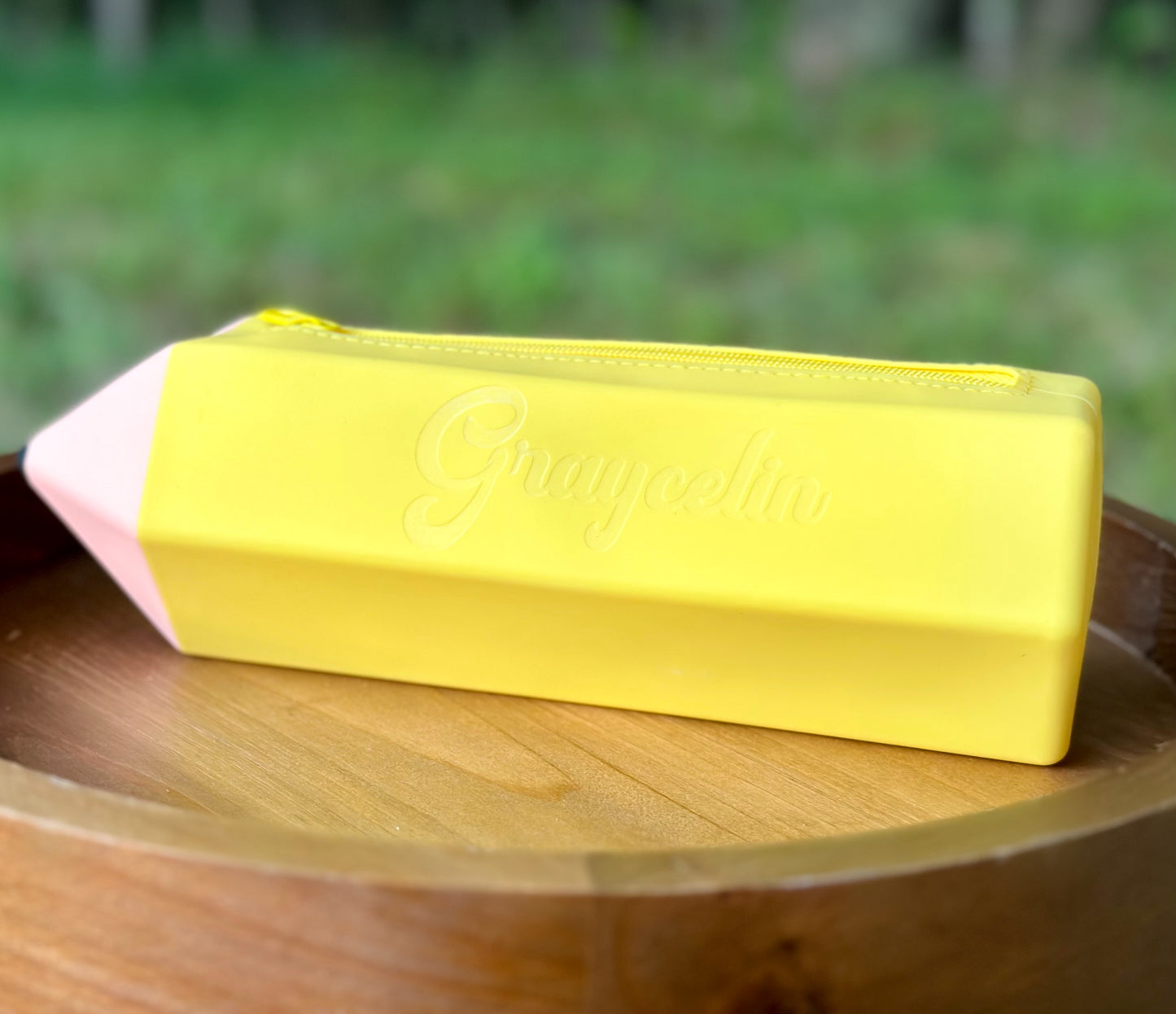 Personalized Silicone Pencil Pouch