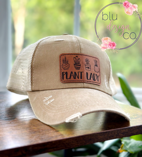 Plant Lady Ponytail Hat