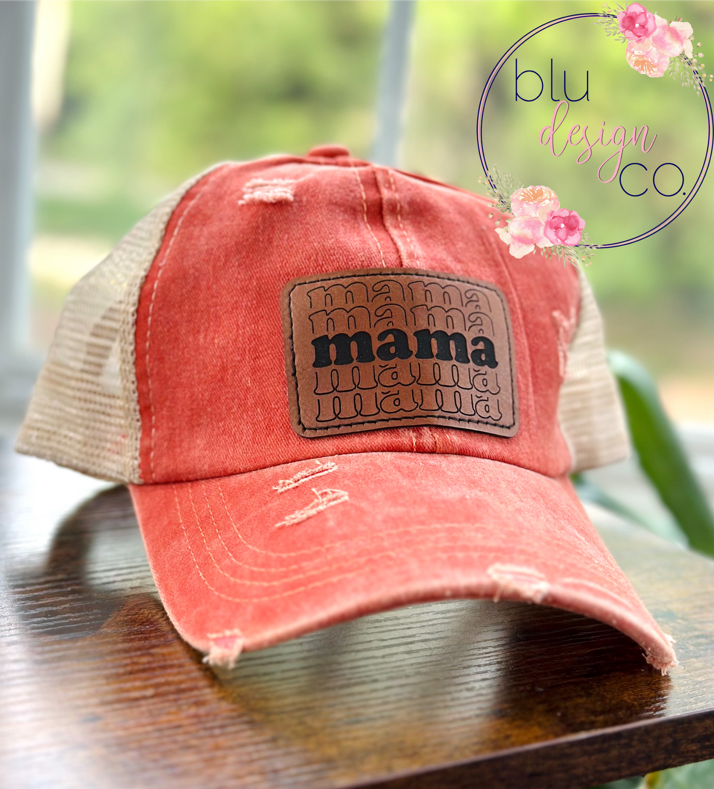 Stacked Mama Ponytail Hat