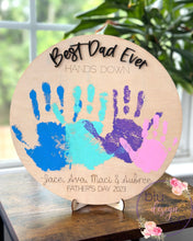 Load image into Gallery viewer, DIY Best Ever Hands Down Handprint Sign
