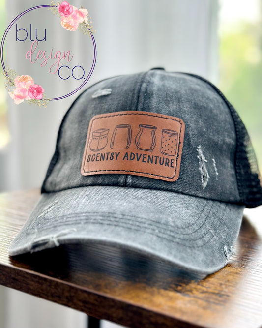 Scentsy Patch Ponytail Hat