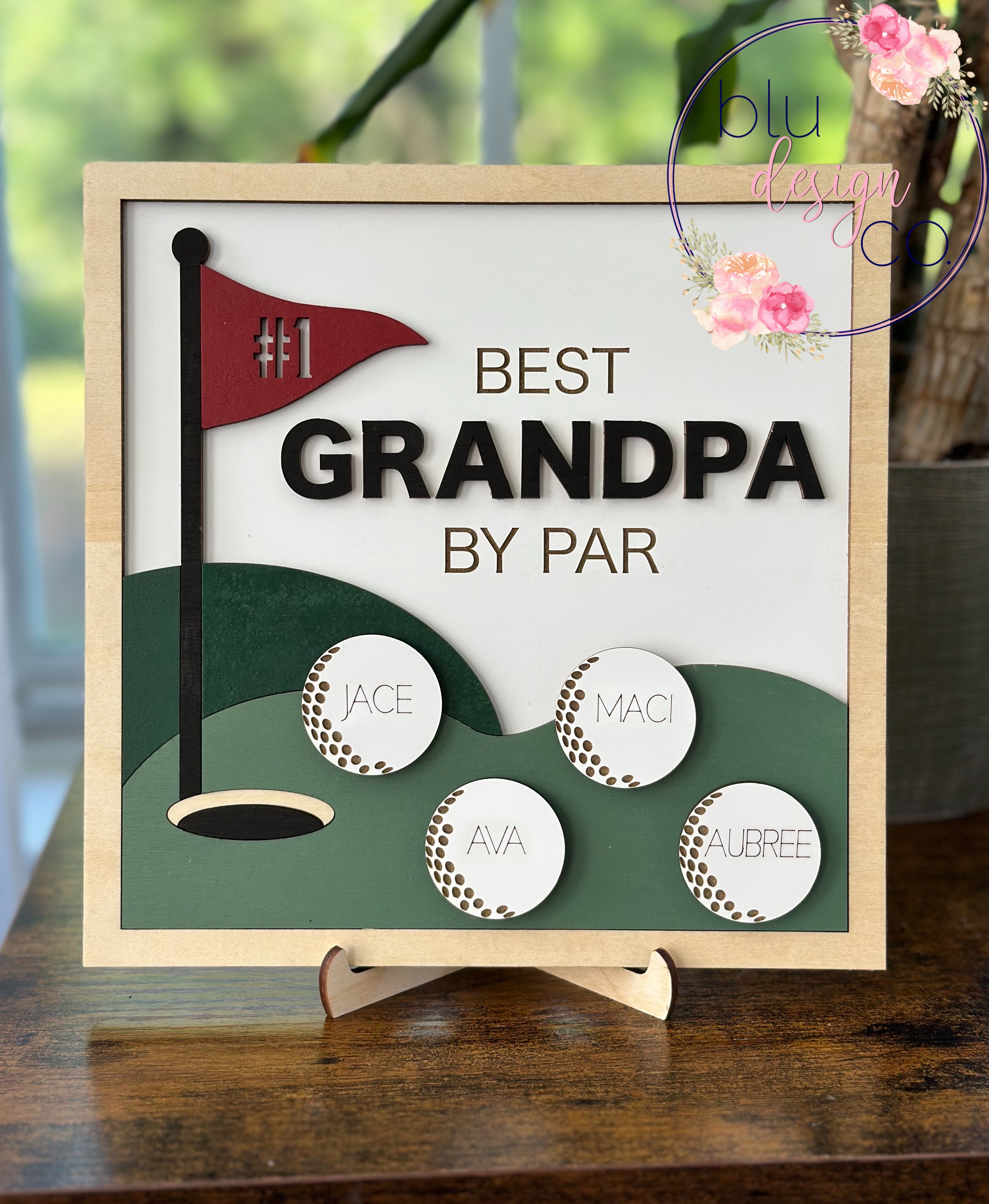 Custom Best By Par Sign – Blu Design Company