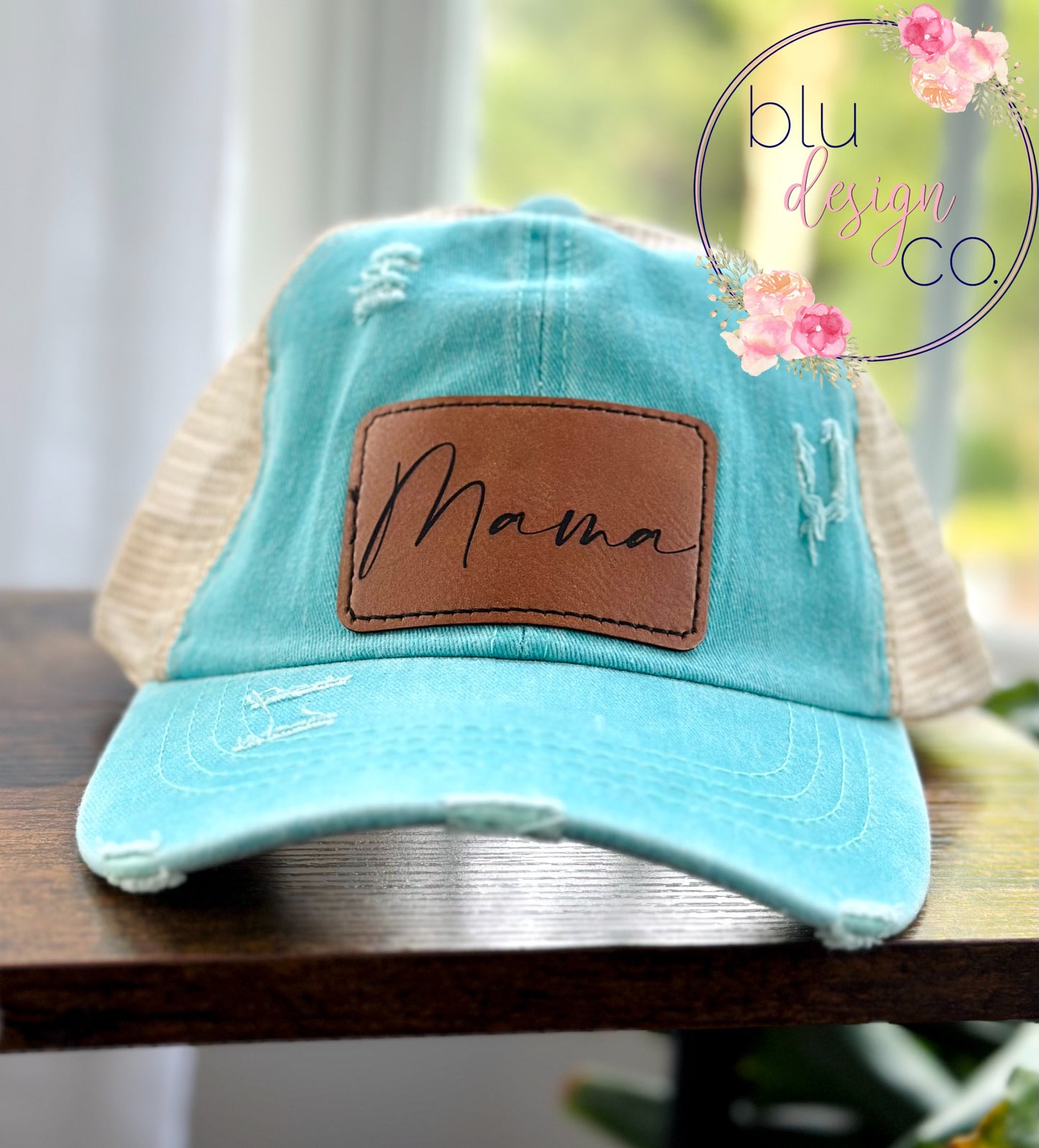 Script Mama Ponytail Hat
