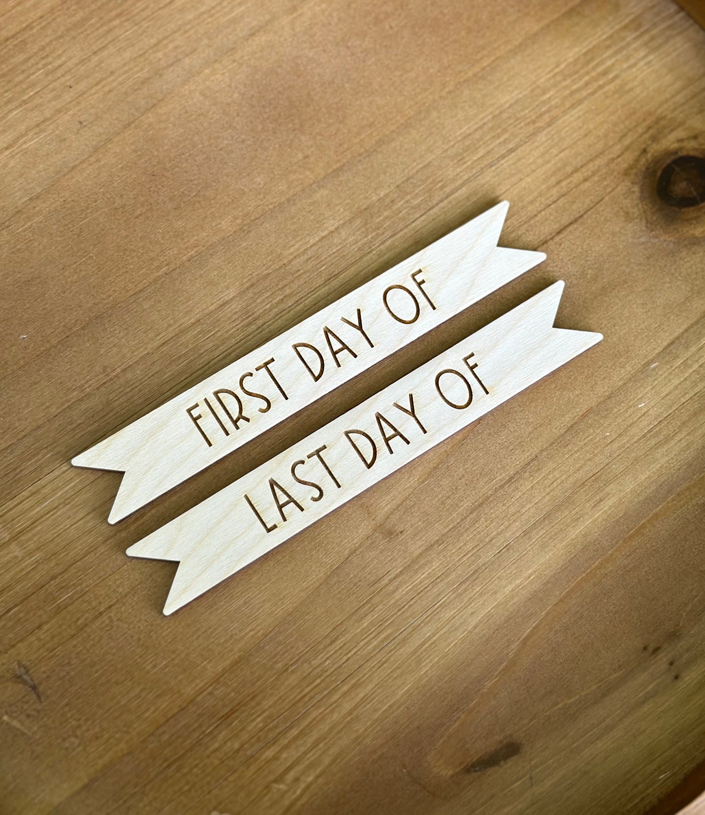 Personalized Wood and Acrylic School Sign