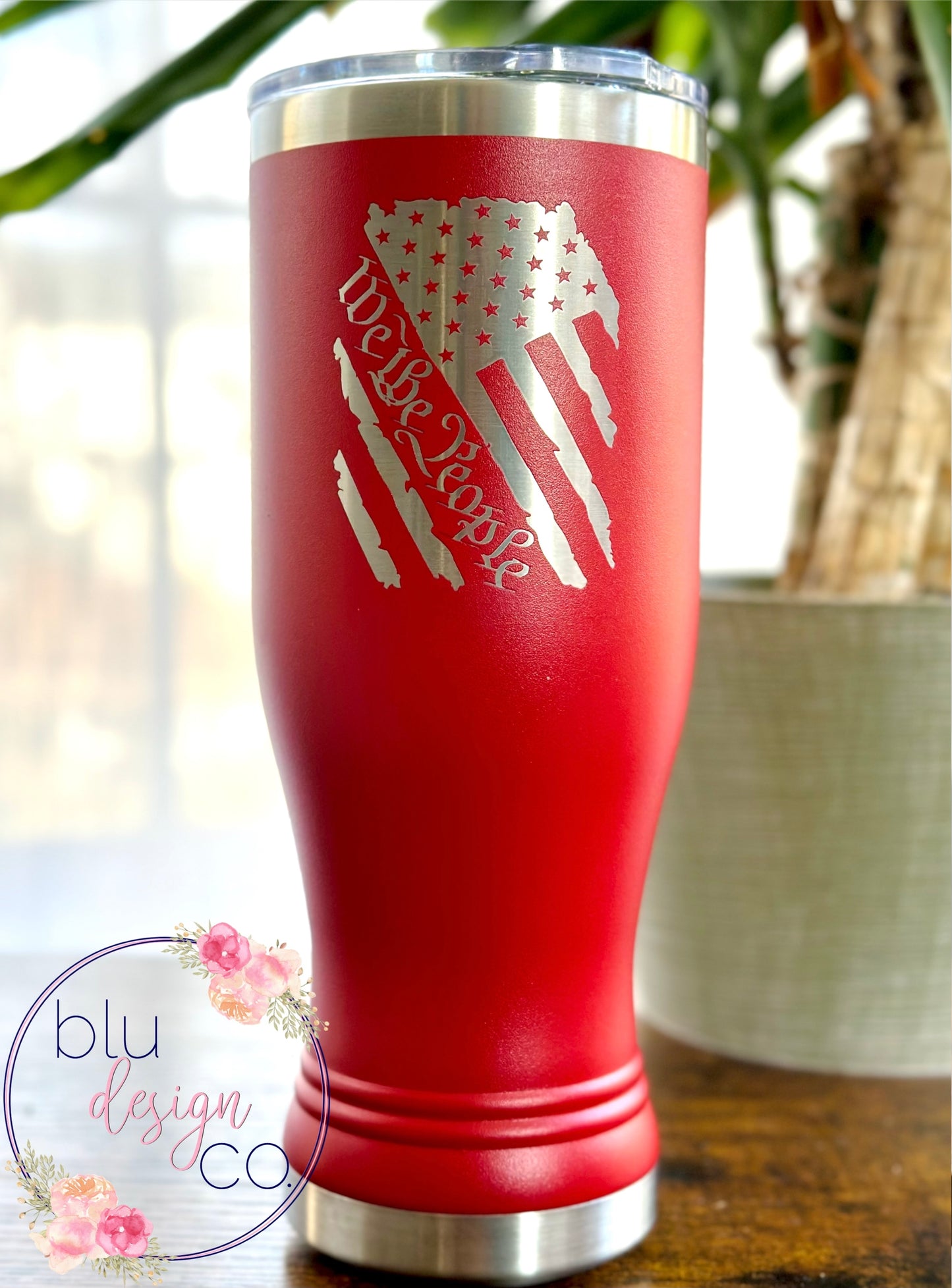 We The People Vertical Flag