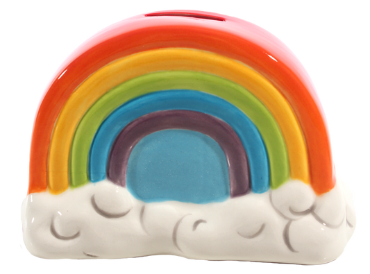 DIY Ceramic - Rainbow Bank