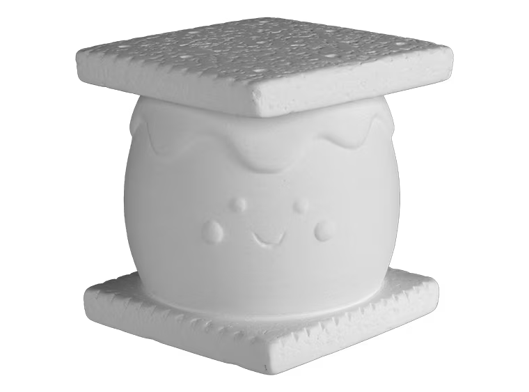 DIY Ceramic - S'mores Treat Box (Girl Scouts)