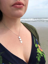 Load image into Gallery viewer, Multi Circle Initial Vertical Necklace