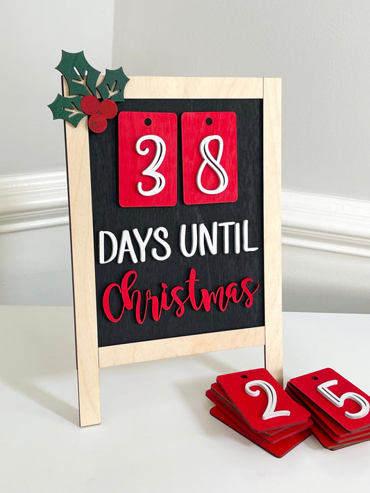 Christmas Countdown Easel