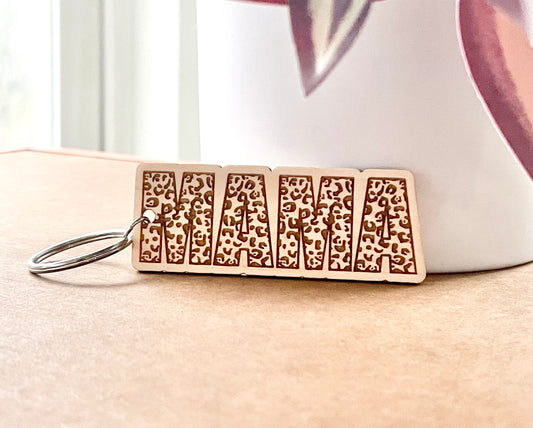 Leopard MAMA Keychain