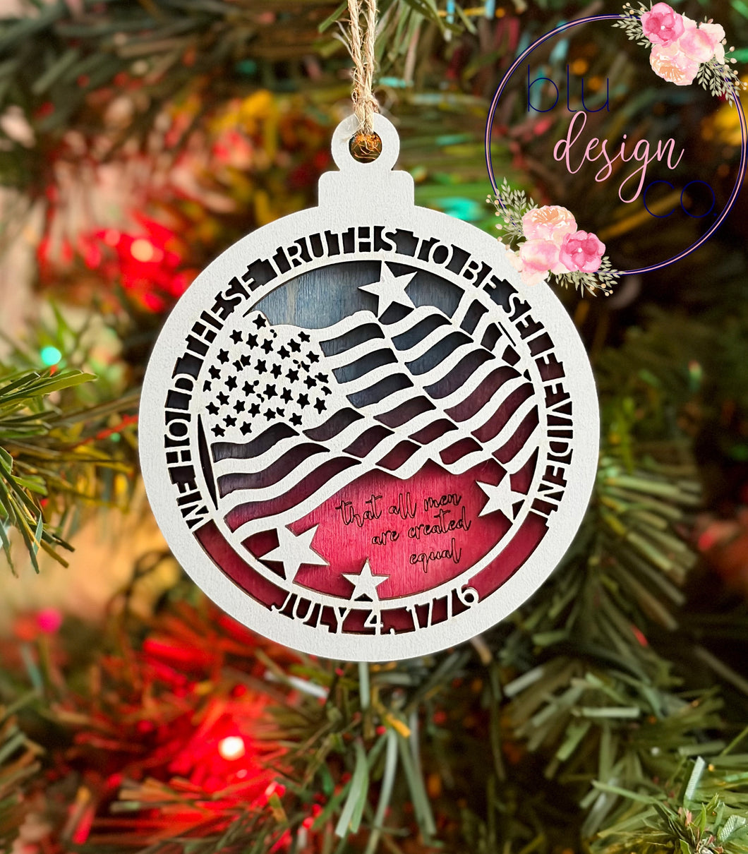 Declaration of Independence Ornament