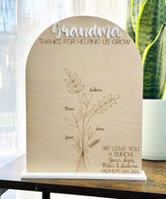Load image into Gallery viewer, DIY Custom Handprint Bouquet Sign