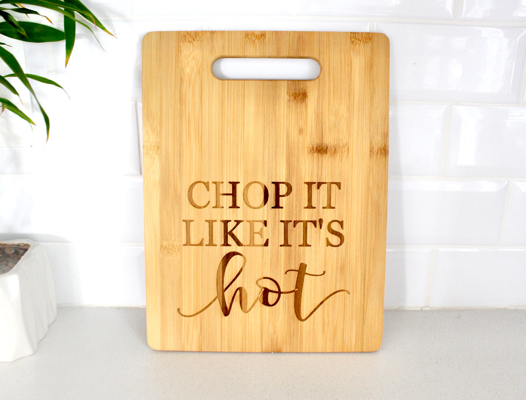Chop It Like It's Hot Mini Cutting Board - Queen B Home