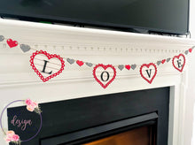 Load image into Gallery viewer, Wooden Heart Banner