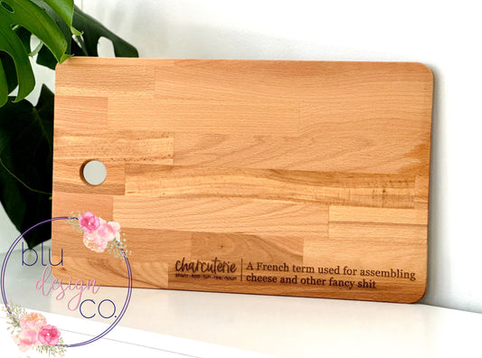 Beechwood Fancy Shit Charcuterie Board