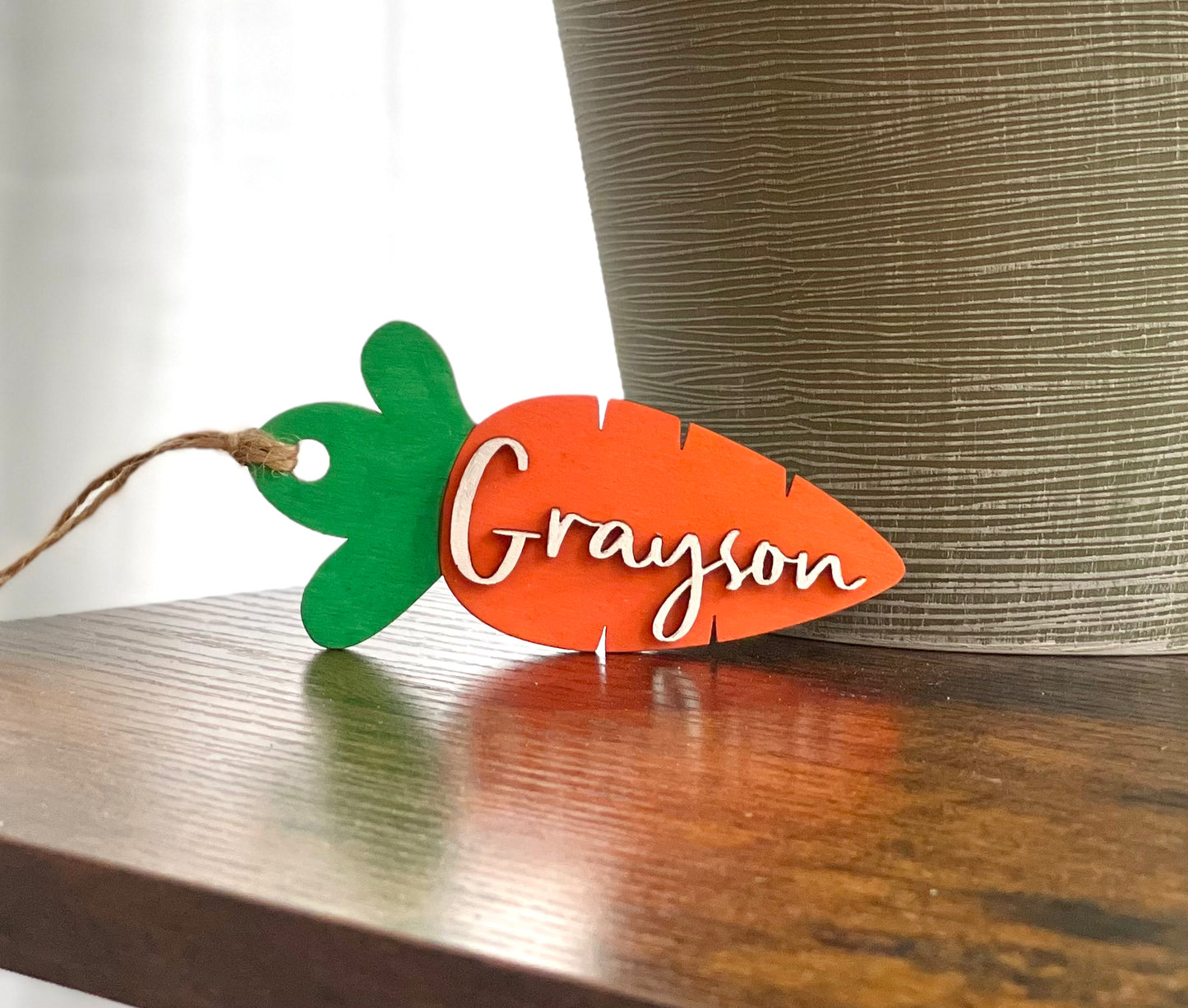 Custom Easter Basket Carrot Tags