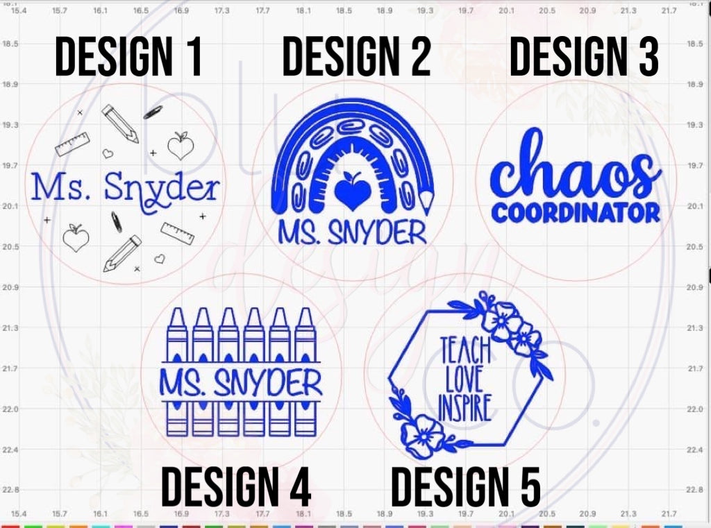 Teacher Lanyards - more designs available!