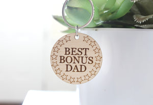 Best Bonus Dad Keychain