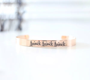 Amuck Amuck Amuck Bracelet- available in silver, gold, or rose gold