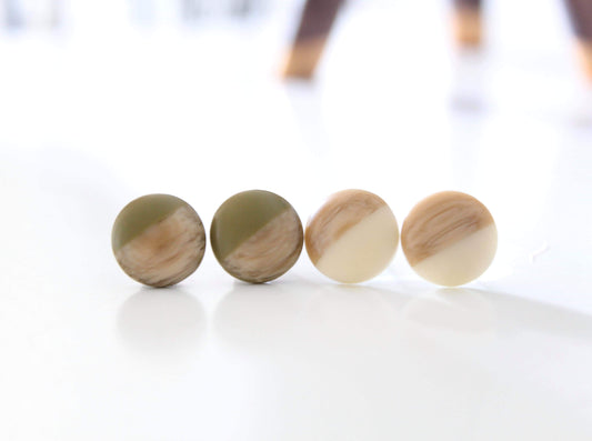 Half & Half Earrings