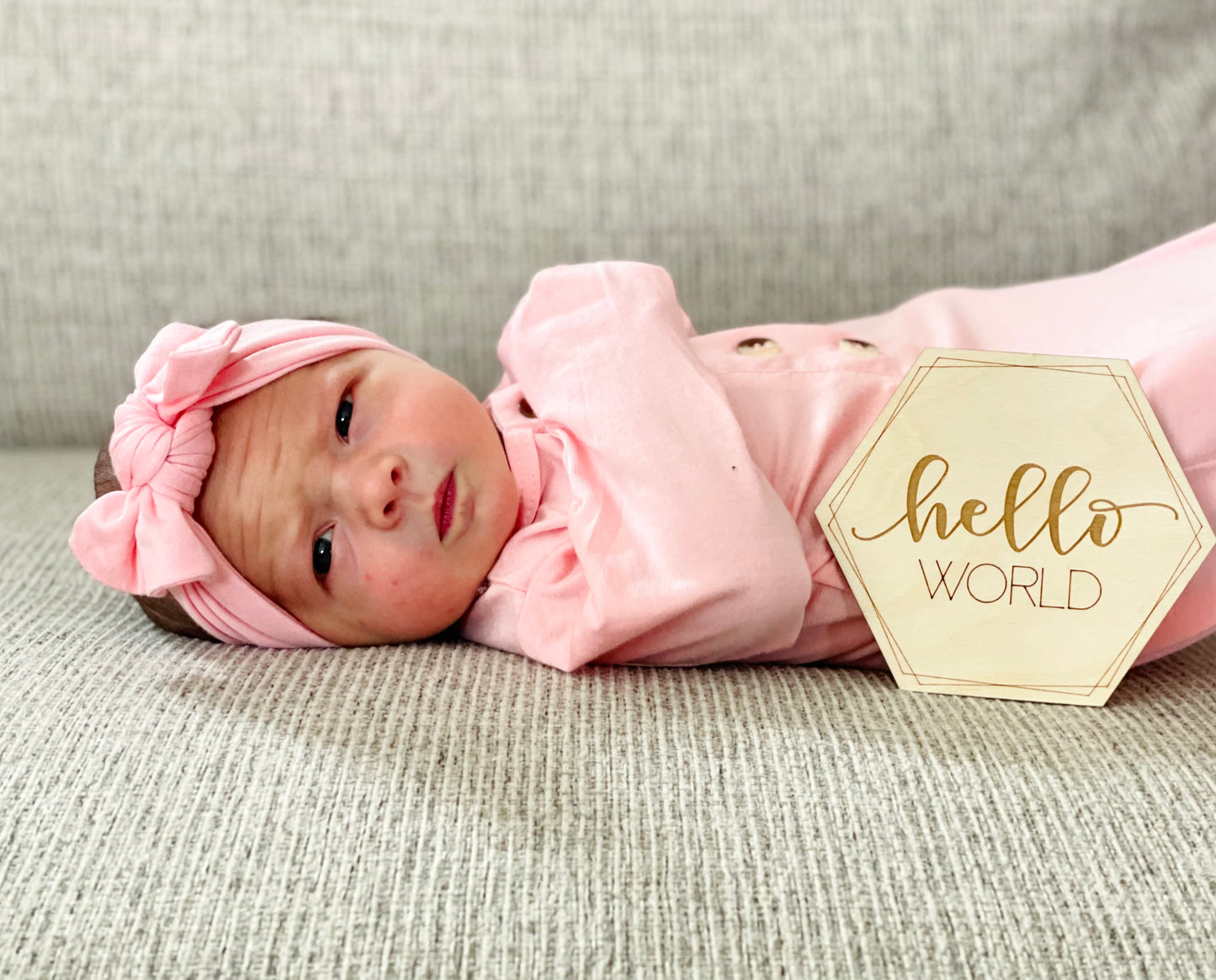 Hexagon Reversible Monthly Milestone Cards