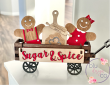 Load image into Gallery viewer, Gingerbread Interchangeable Wagon Set