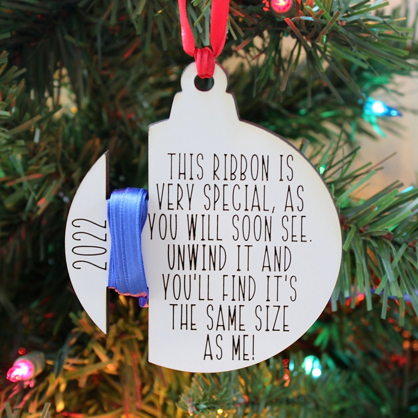 Height Ribbon Ornament