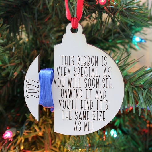 Height Ribbon Ornament