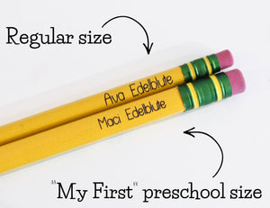 Personalized “My First” Tri-Write #2 Preschool Pencils