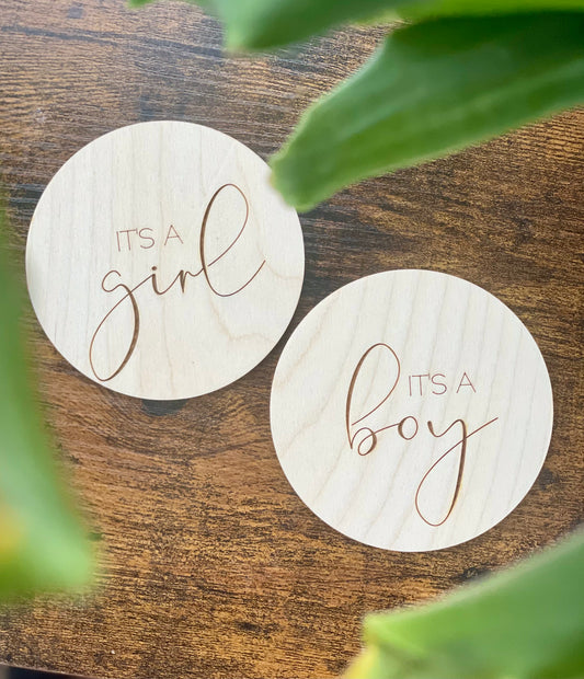 It’s a Boy / It’s a Girl Announcement Sign