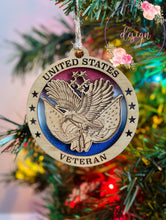 Load image into Gallery viewer, US Veteran Ornament