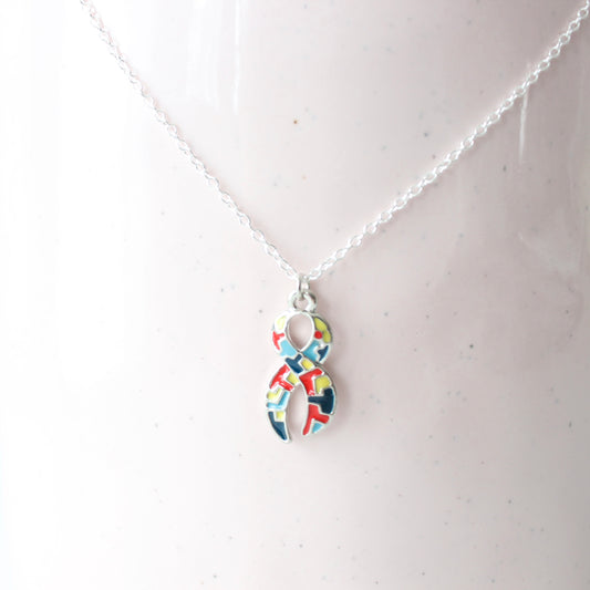 Autism Awareness Charm Necklace